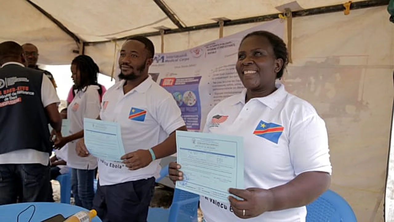 RDC : cinq patients guéris d’Ebola quittent l’hôpital à Béni