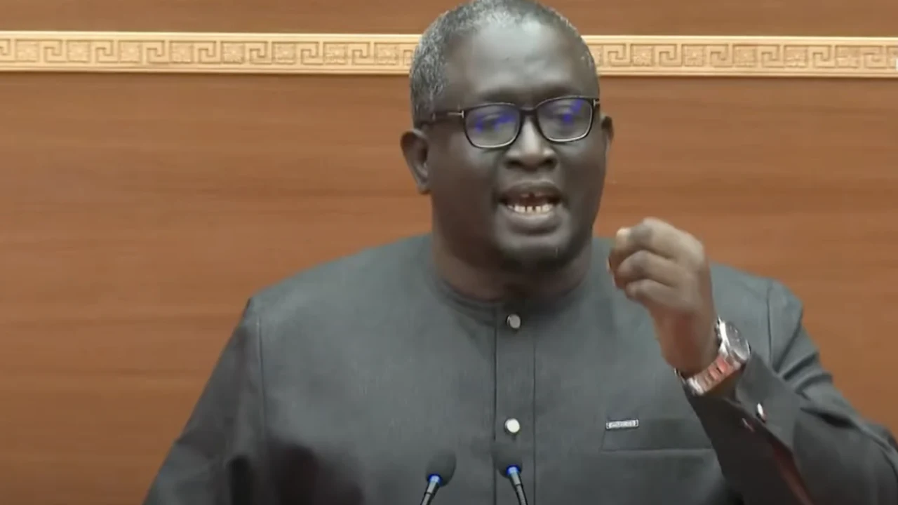 Ayib Daffé s’exprime à l’ouverture de la déclaration de politique générale
