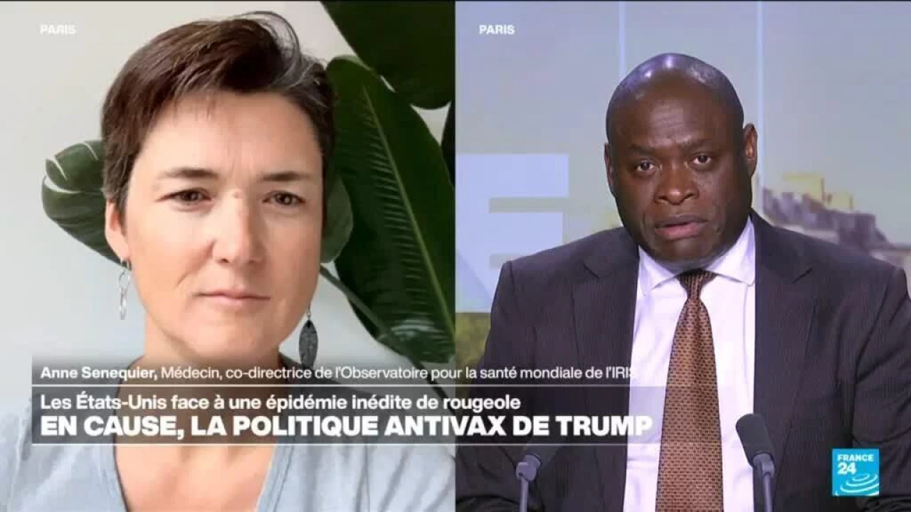France 24 évoque une épidémie de rougeole aux États-Unis